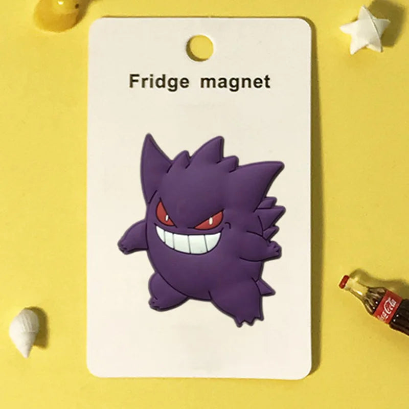 Pokémon Kawaii Fridge Magnet Set – Pikachu, Snorlax & Eevee Decor