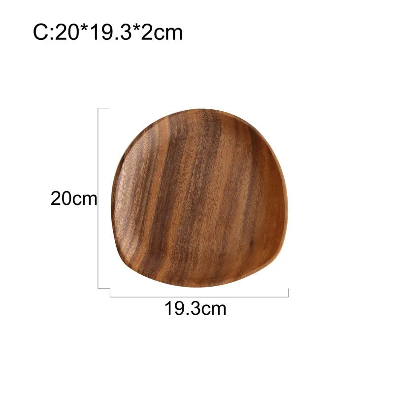 NaturaCraft™ Oval Wood Serving Tray