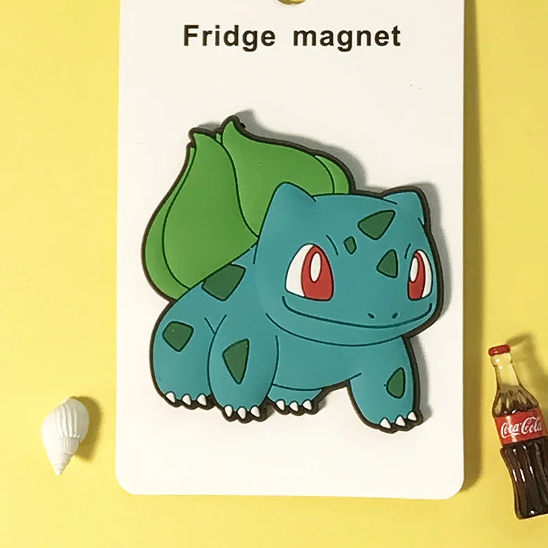 Pokémon Kawaii Fridge Magnet Set – Pikachu, Snorlax & Eevee Decor
