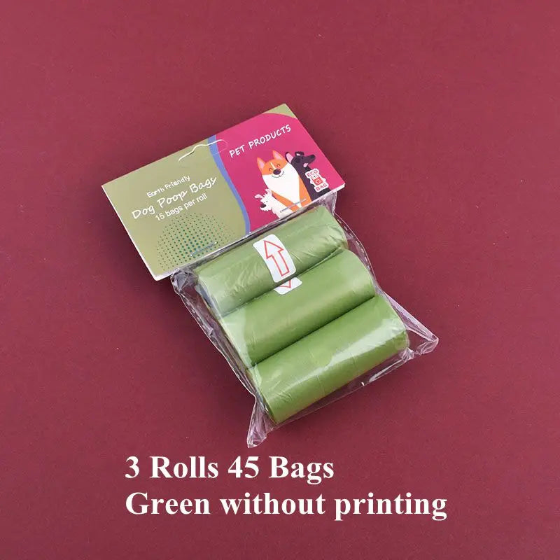 1/42 Roll Pet Biodegradable Trash Bag Dog Poop Bags Bulk  Scented Poop Bag Degradable Cat Waste Bags Dog Poop Dispenser