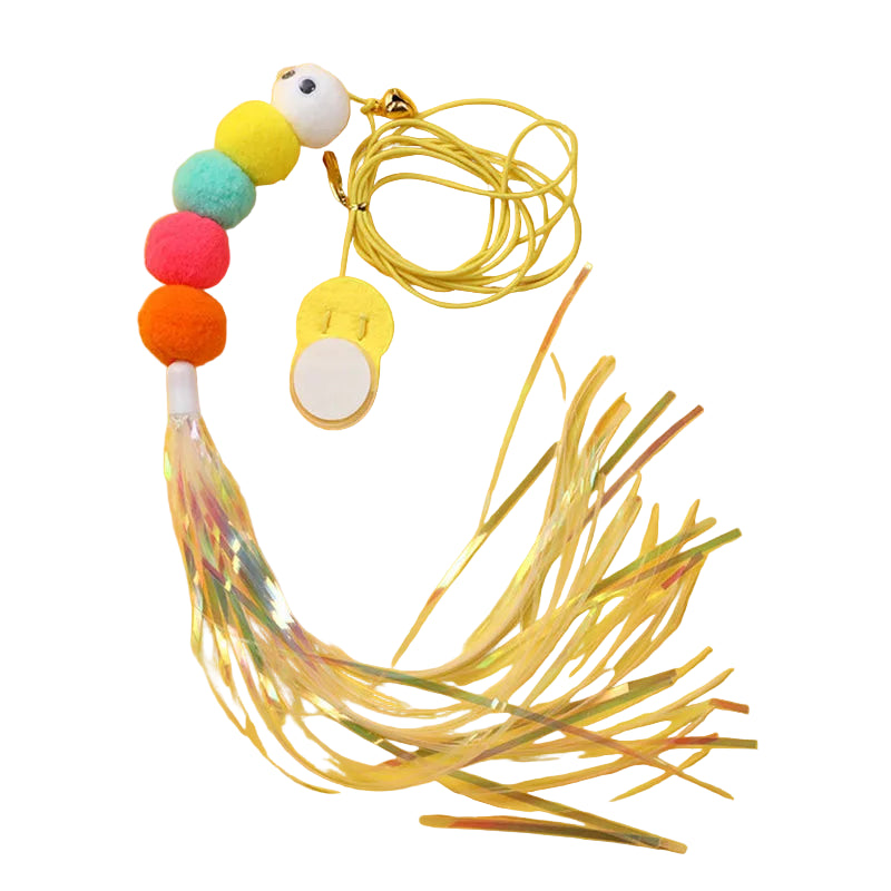 BounceTail™ Cat Swing Toy – Elastic Action, Endless Fun