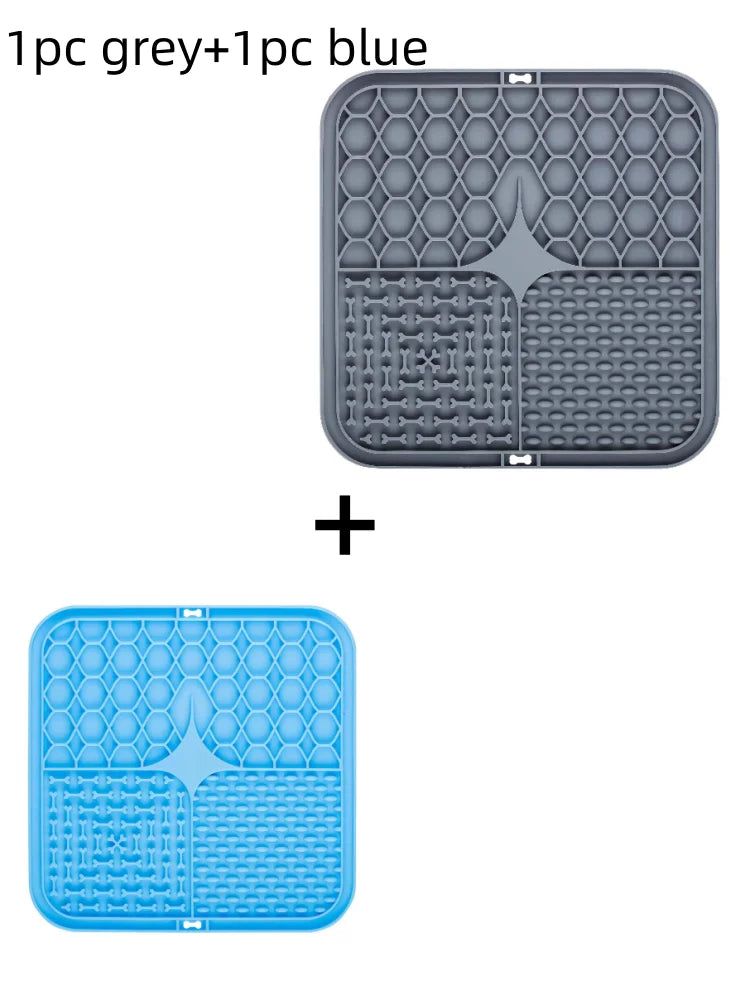 Calming Dog Lick Pad – Durable Silicone Slow Food Mat & Bath Distraction