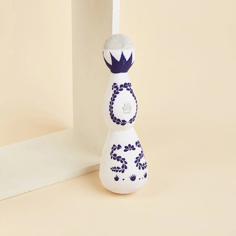 Funny Tequila Plush Dog Toy – Squeaky & Cute for All Dogs