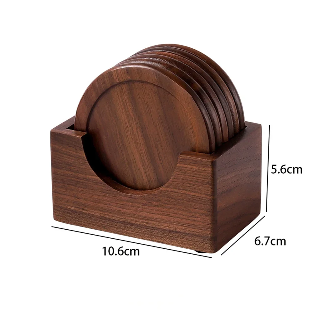 KyotoNest™ Walnut Coaster Set