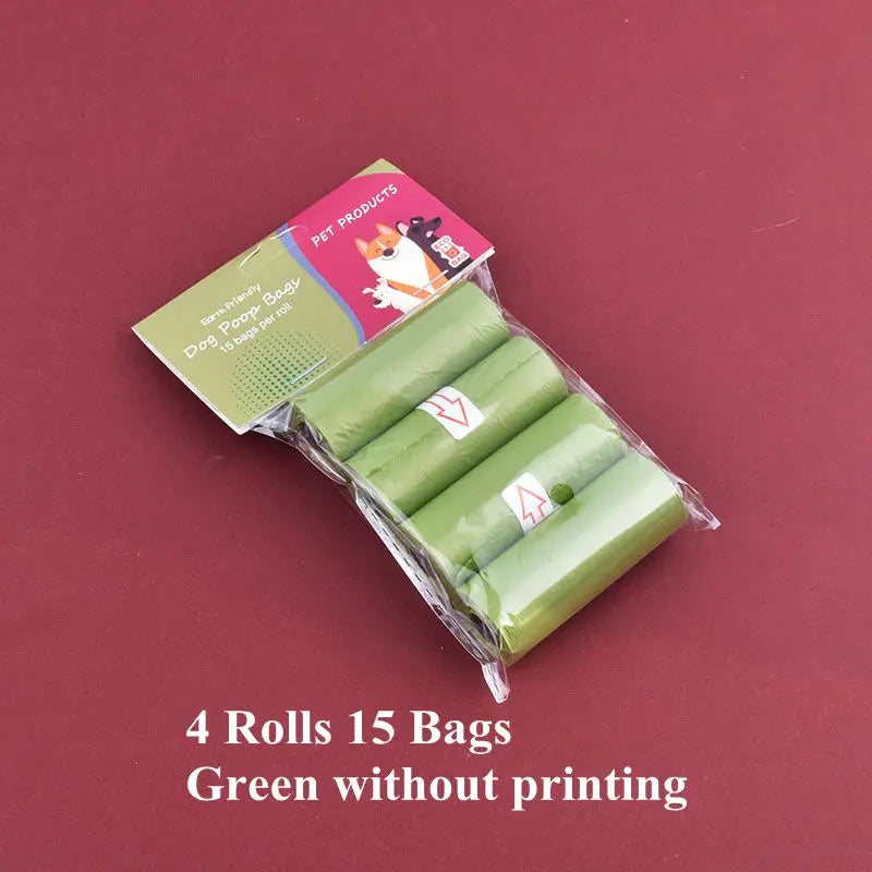 1/42 Roll Pet Biodegradable Trash Bag Dog Poop Bags Bulk  Scented Poop Bag Degradable Cat Waste Bags Dog Poop Dispenser