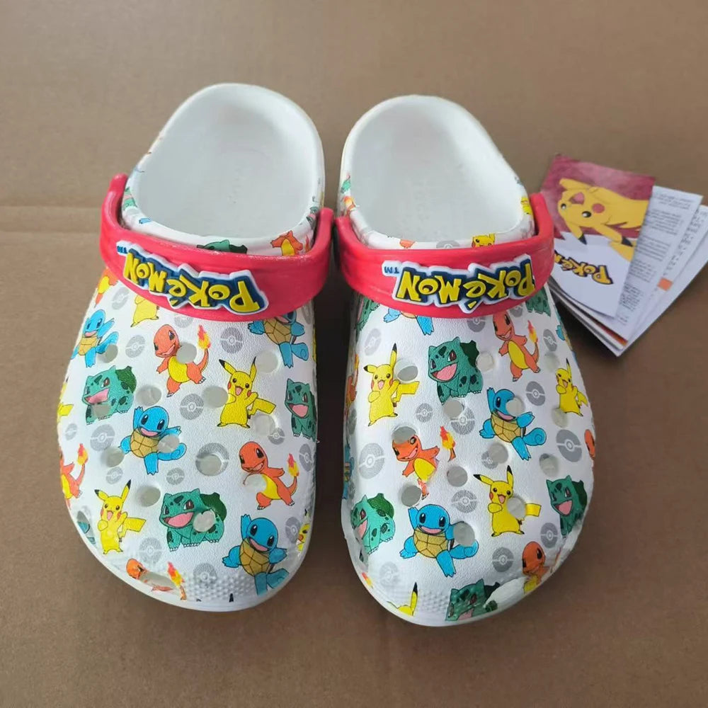 Pokémon Anime Sandals – Pikachu, Squirtle, Charmander Summer Slippers