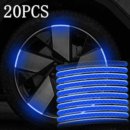 Wheel Glow Strips Stickers