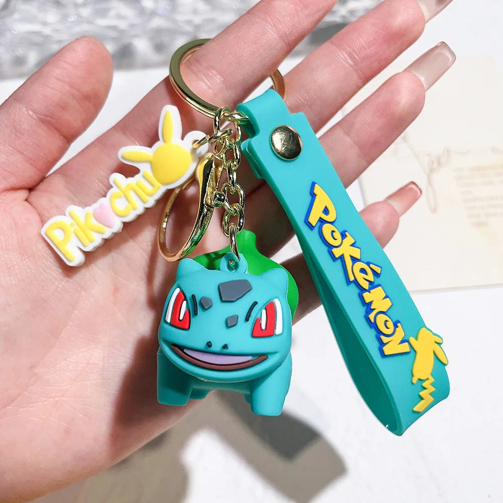 Pokémon Kawaii Keychain Set – Pikachu, Charmander & Psyduck Charms
