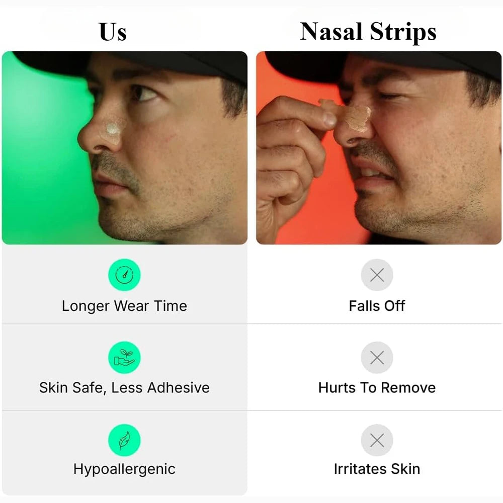 Magnetic Nasal Breathing Strips for Better Sleep & Oxygen Flow