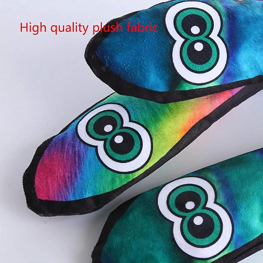 Tough Plush Squeaky Snake Dog Toy – Durable & Fun
