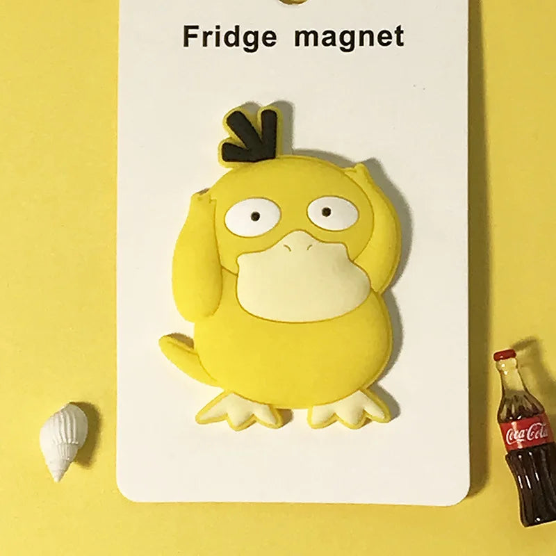 Pokémon Kawaii Fridge Magnet Set – Pikachu, Snorlax & Eevee Decor