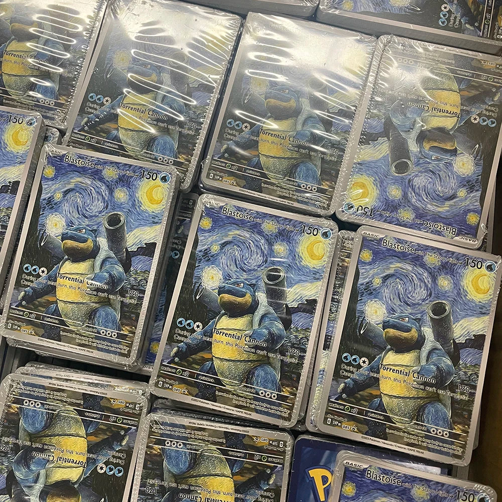 18x Premium Handmade Pokémon Cards – Pikachu, Charizard & Glisten Collector Set