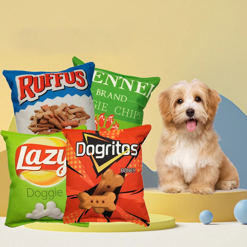 Dog Crisps Squeaky Toys