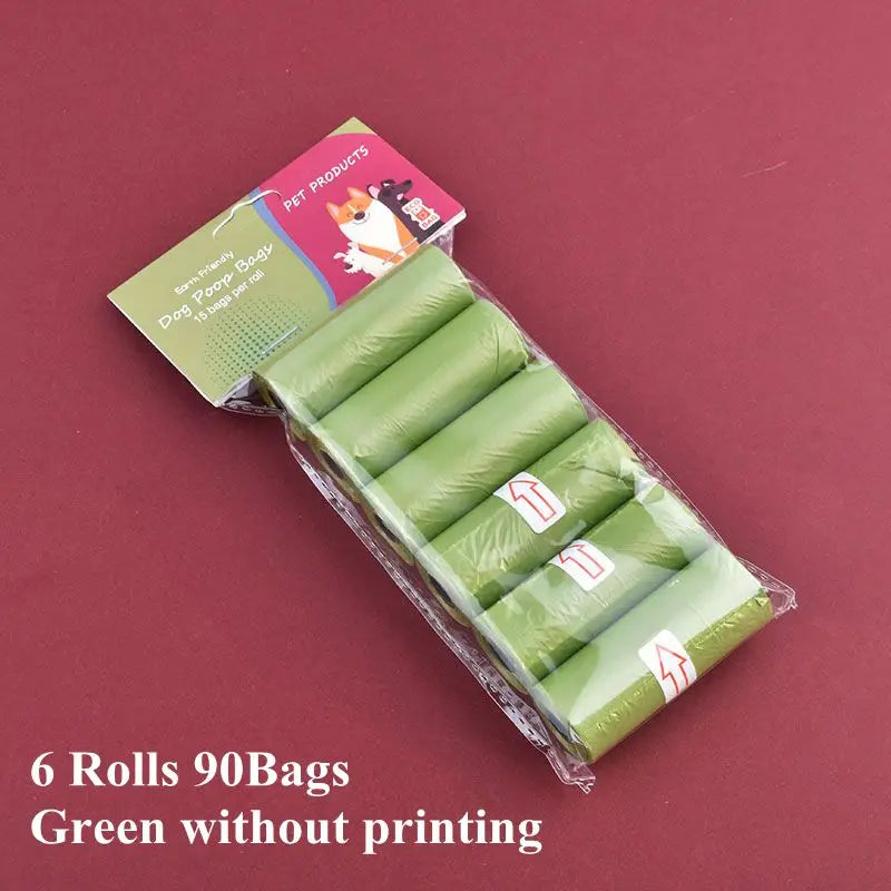 1/42 Roll Pet Biodegradable Trash Bag Dog Poop Bags Bulk  Scented Poop Bag Degradable Cat Waste Bags Dog Poop Dispenser
