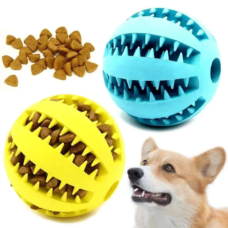 EcoBite Ball – Juguete Interactivo de Goma Natural para Perros