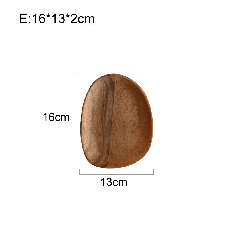 NaturaCraft™ Oval Wood Serving Tray