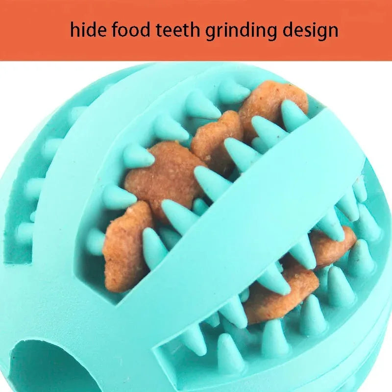EcoBite Ball – Juguete Interactivo de Goma Natural para Perros