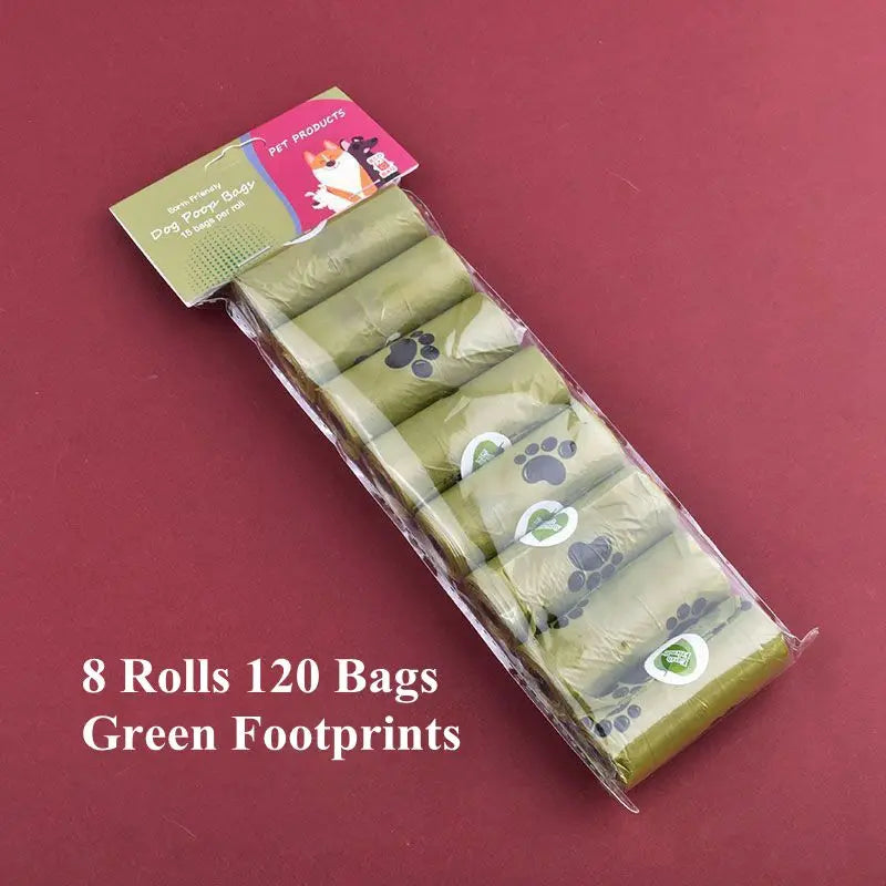 1/42 Roll Pet Biodegradable Trash Bag Dog Poop Bags Bulk  Scented Poop Bag Degradable Cat Waste Bags Dog Poop Dispenser