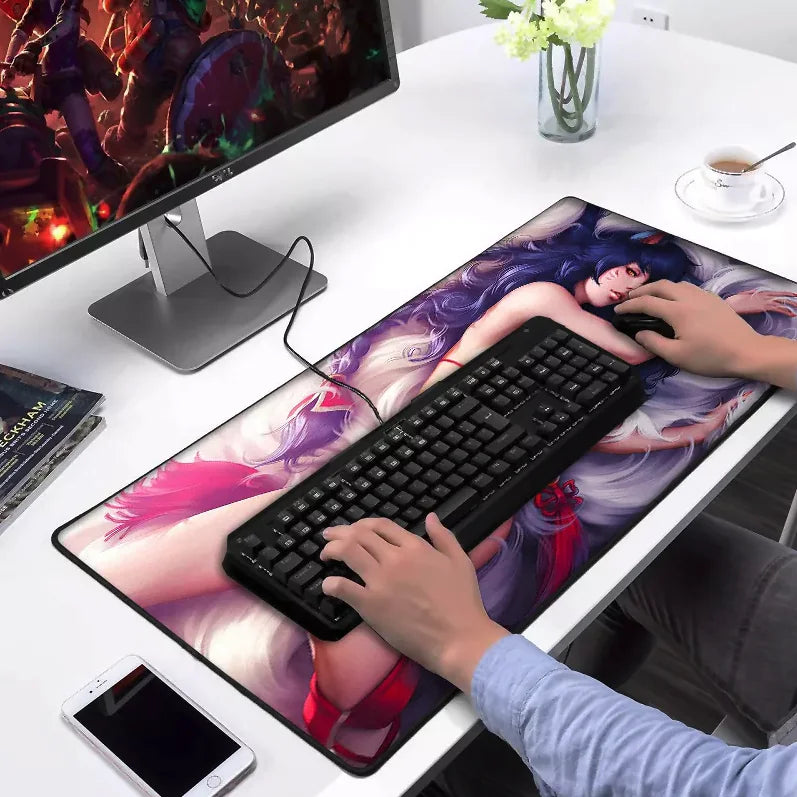 Extended Gaming Mouse Pad Desk Keyboard Mat Large Size 800MM X 300MM 31x12