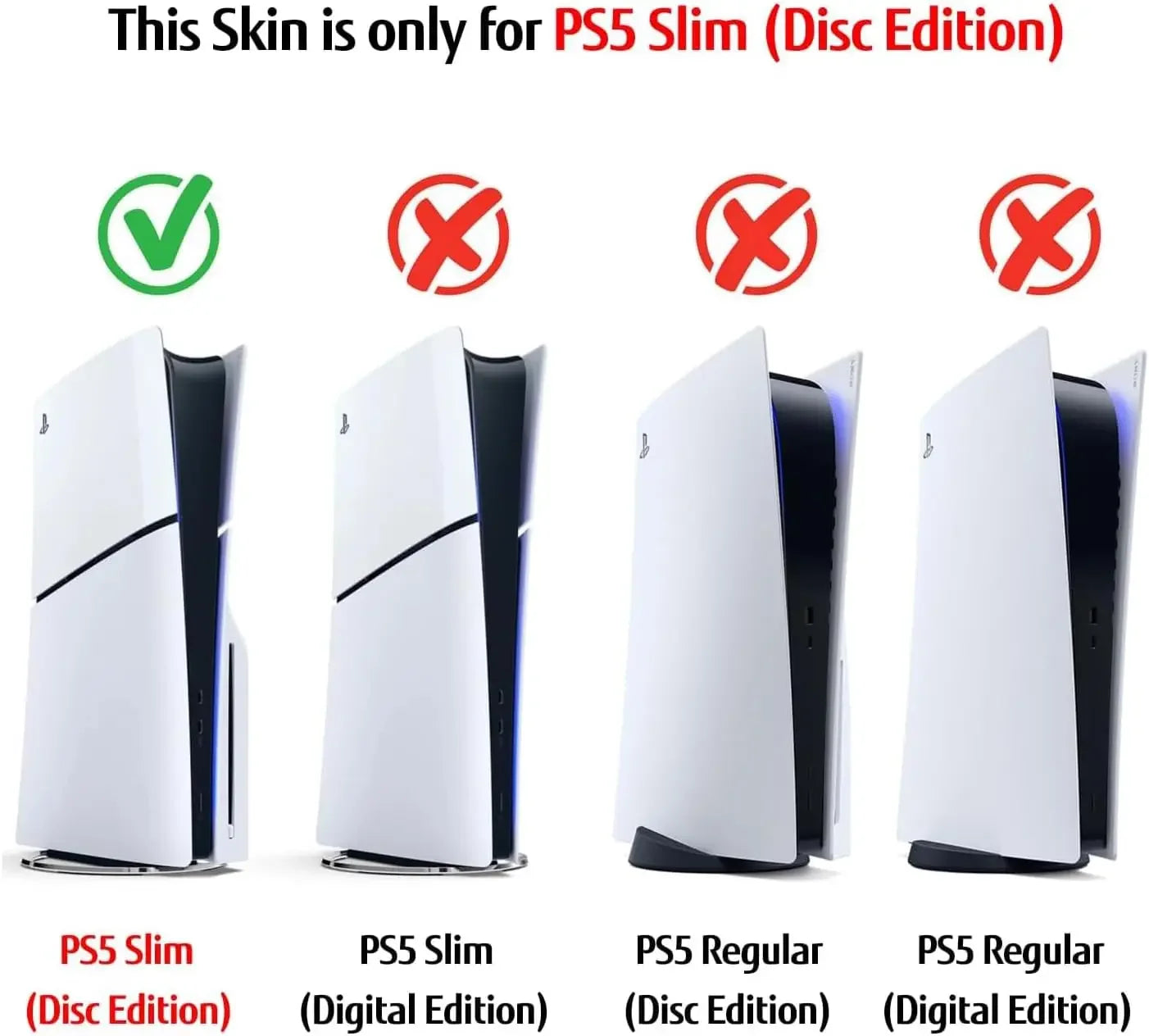 Vinyl Cover Skins for Playstation 5 Slim Console Superhero Skin Wraps Set for PS5 Disc Edition Controller Stickers Accessories