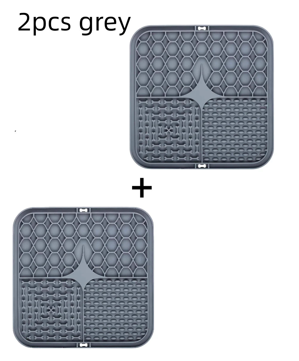 Calming Dog Lick Pad – Durable Silicone Slow Food Mat & Bath Distraction