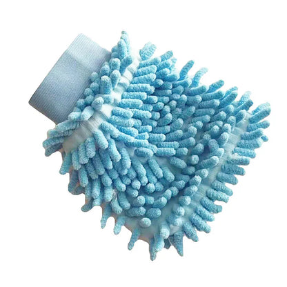 Car Wash Glove Chenille Coral Soft Microfiber Gloves Car Cleaning Towel Cloth Mitt Wax Detailing Brush Auto Cleaning Tools Brush