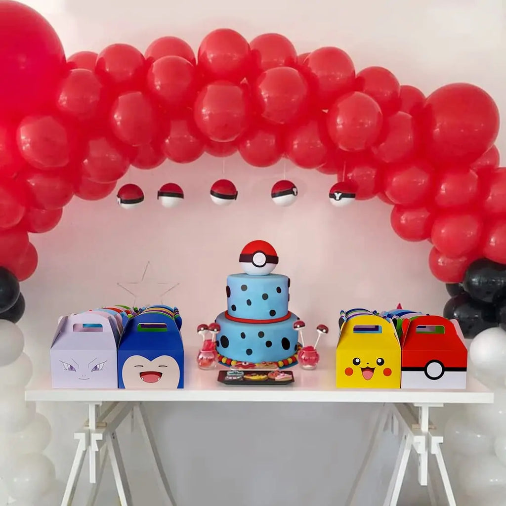 Pokémon Party Gift Bags – Pikachu Candy Favor Boxes for Birthdays