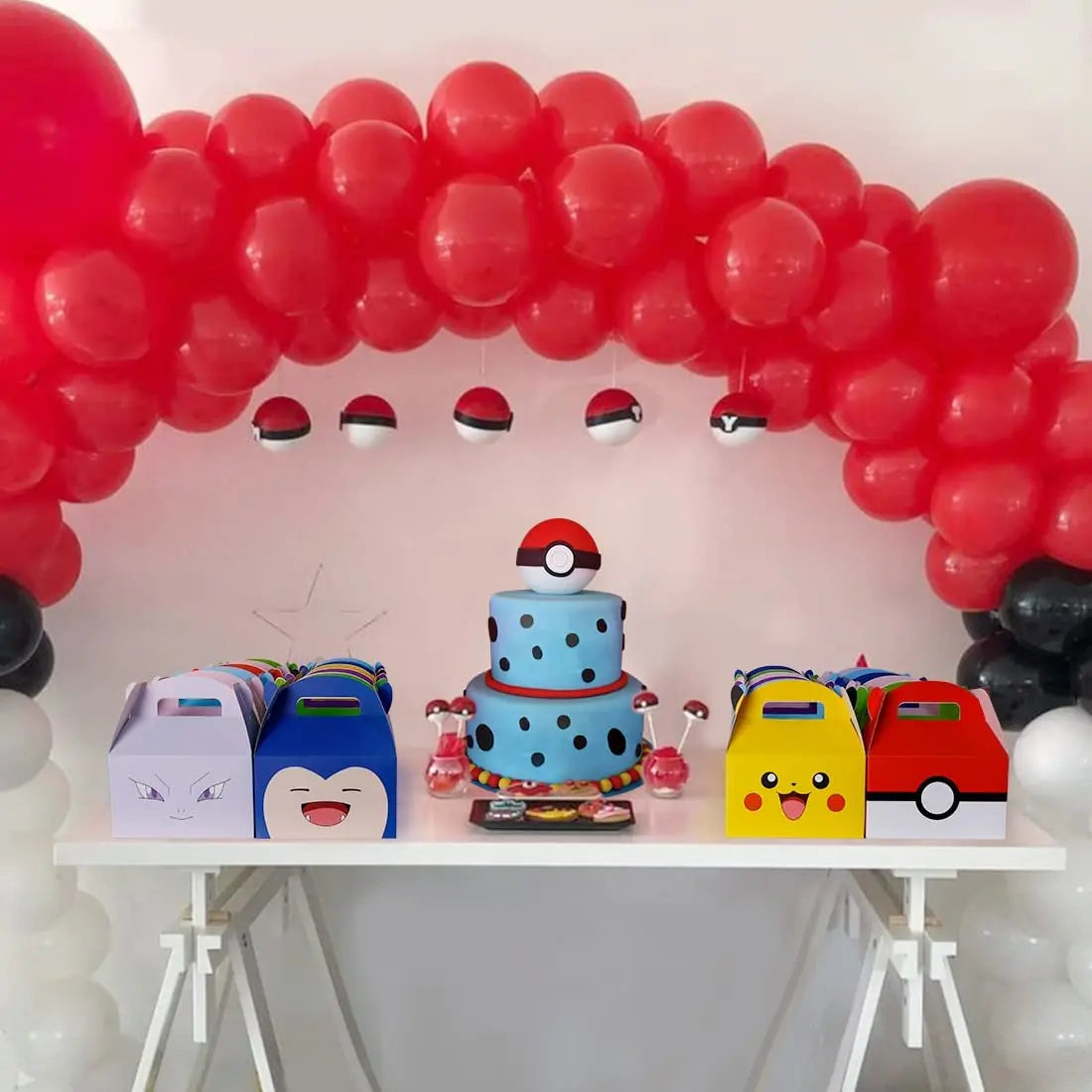 Pokémon Party Gift Bags – Pikachu Candy Favor Boxes for Birthdays