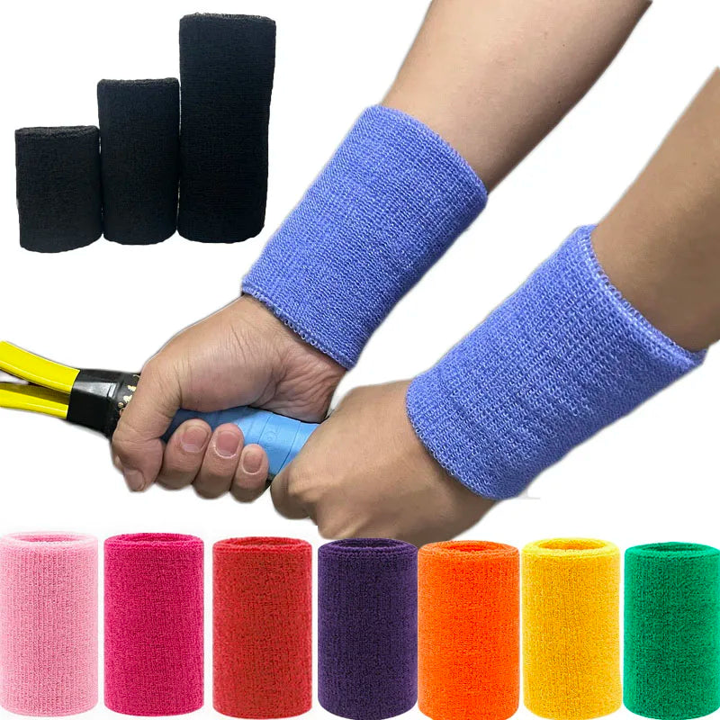 SweatPro™ Dual Sports Wristbands – Sweat-Absorbent & Wrist Support