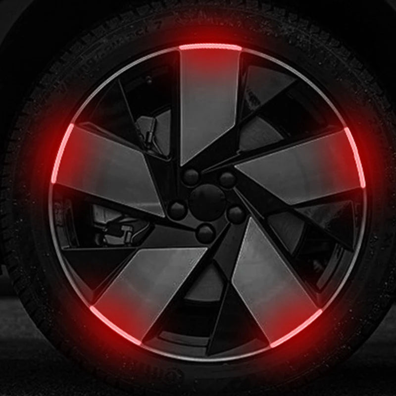Wheel Glow Strips Stickers