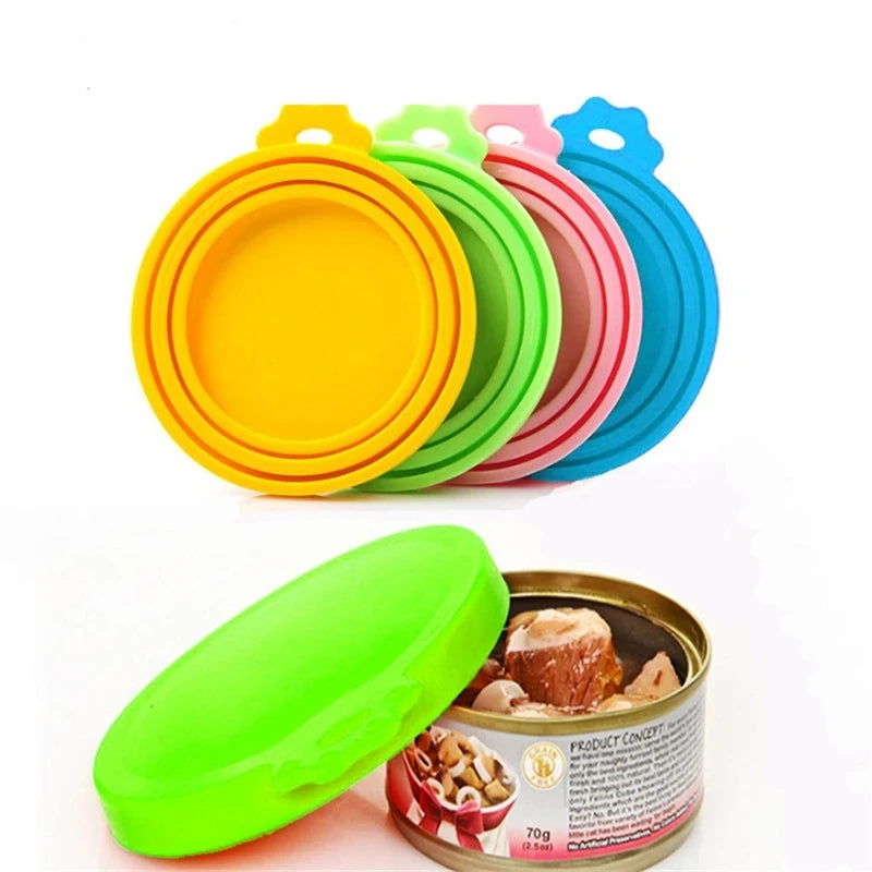 Eco-Friendly Silicone Pet Can Lid – Reusable BPA-Free Cover for Dog & Cat Food Cans