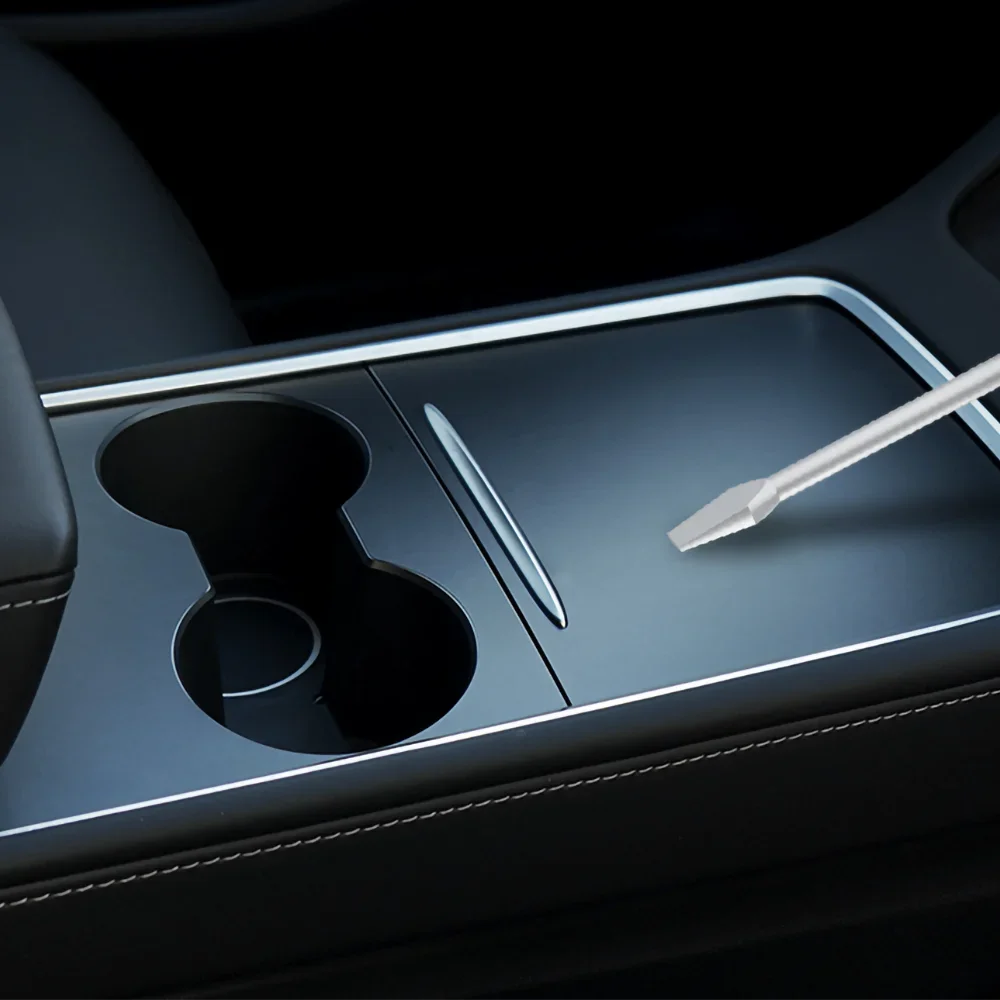 Tesla Model 3/Y 2021-2023 Carbon & Wood Grain Center Console Wrap