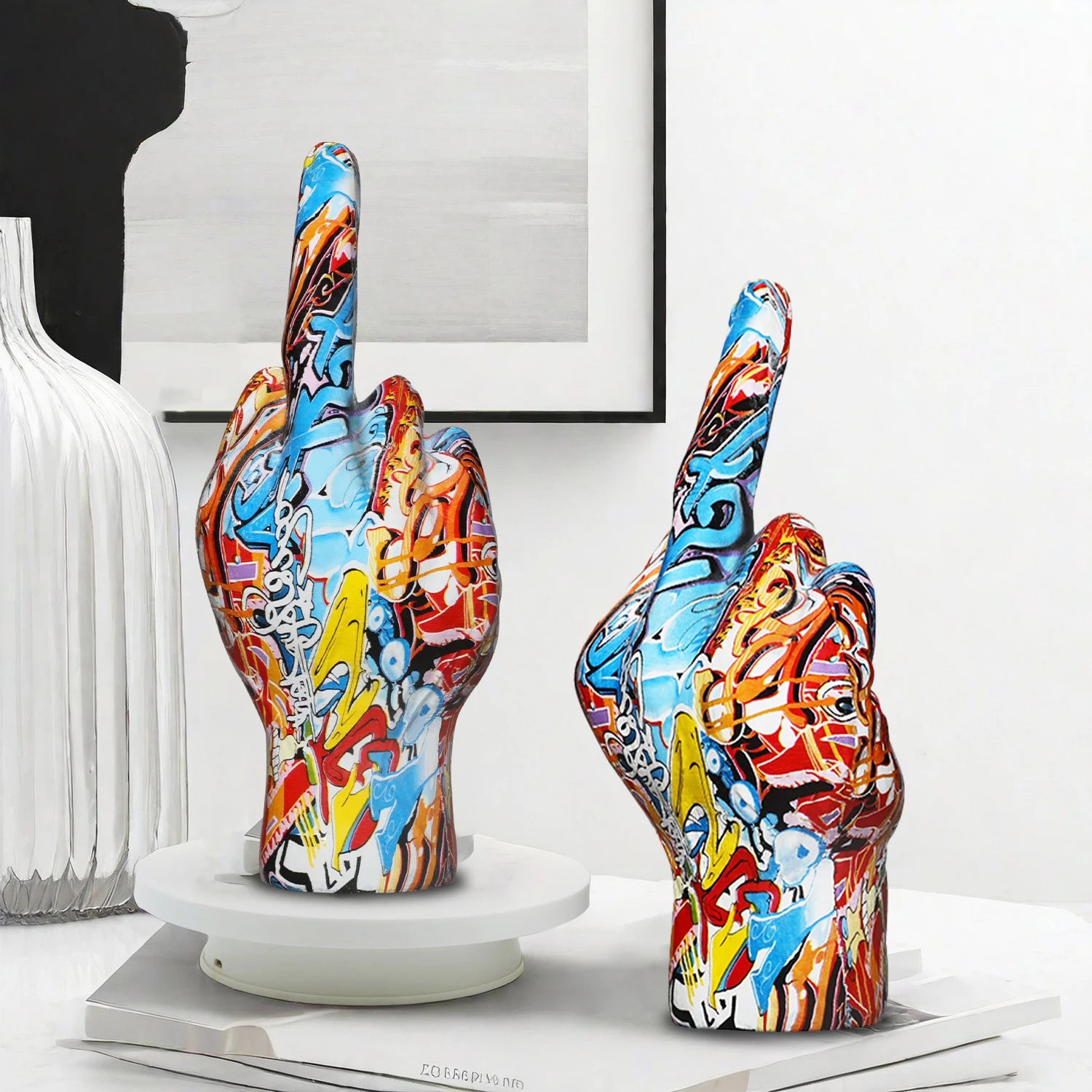 RebelFunk™ Graffiti Gesture Statue