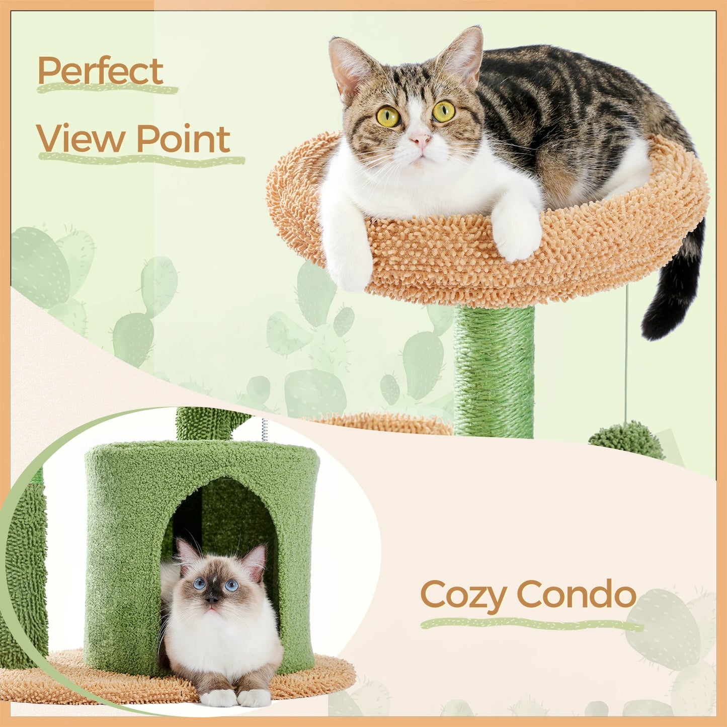 Cactus Climber: Cat Gym Tower