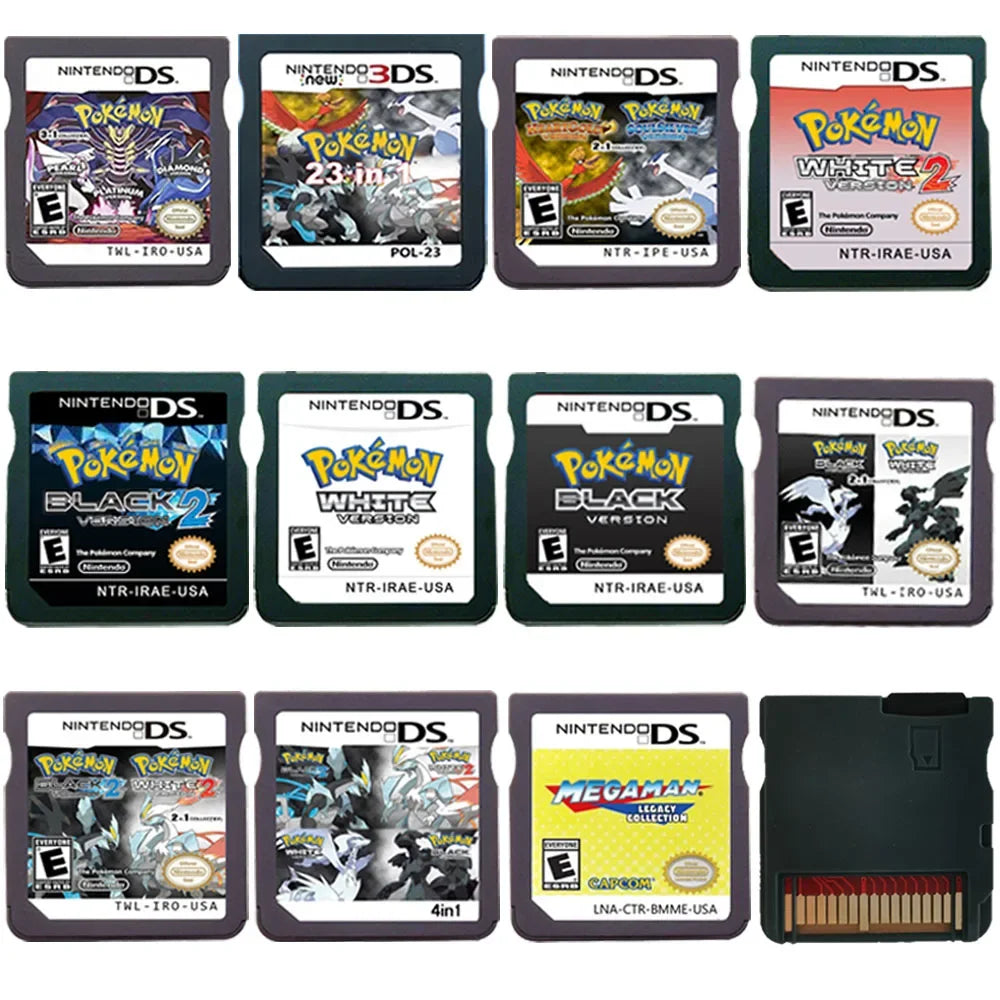 Pokémon Legacy Edition – 6-in-1 Game Card for DS/2DS/3DS (Español)