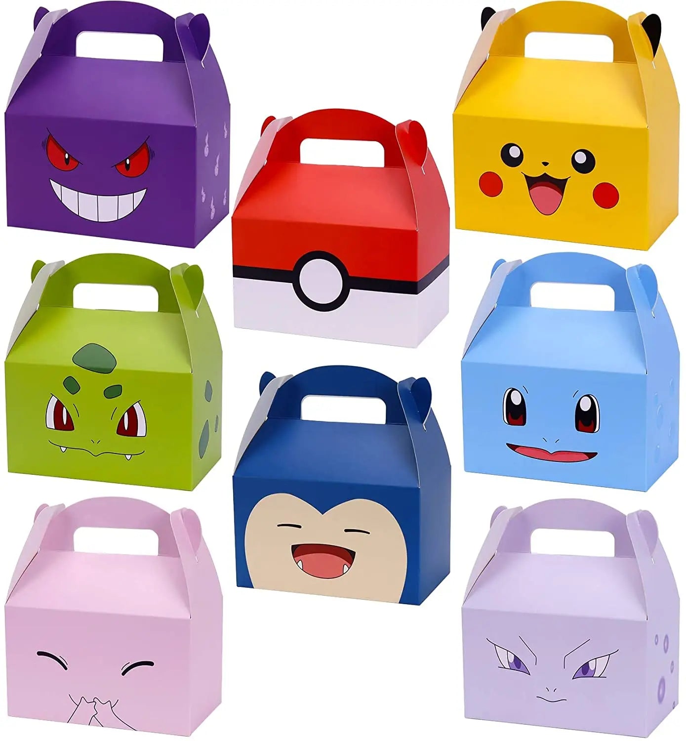 Pokémon Party Gift Bags – Pikachu Candy Favor Boxes for Birthdays