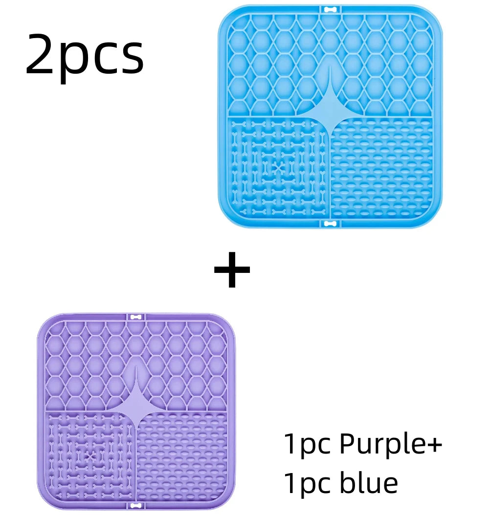 Calming Dog Lick Pad – Durable Silicone Slow Food Mat & Bath Distraction