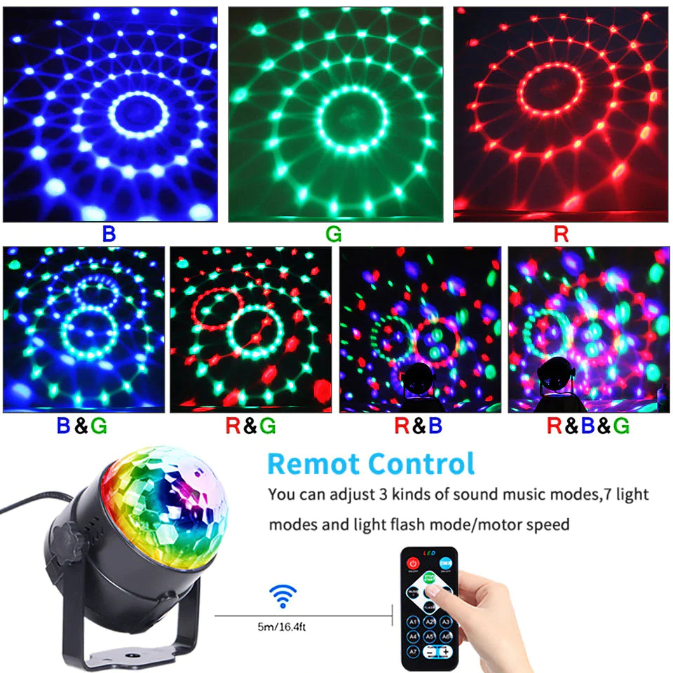 DJ Strobe Party Light Sphere