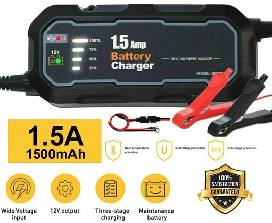 Smart Battery Charger 12V Portable