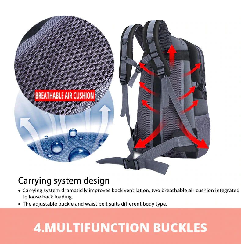 Men Women Travel Backpack Rucksack Camping Laptop Hiking School Book Bag USA