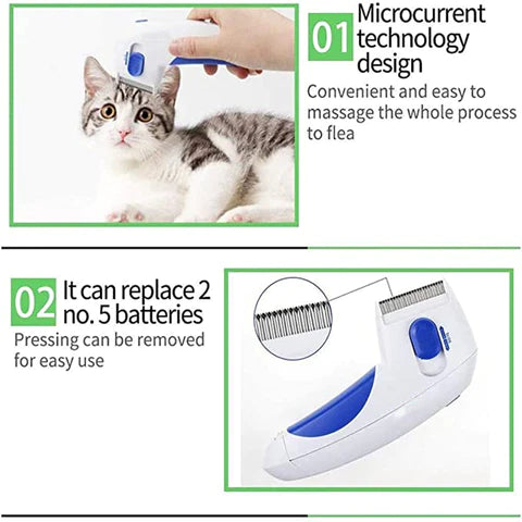 Electric Anti-Flea Comb