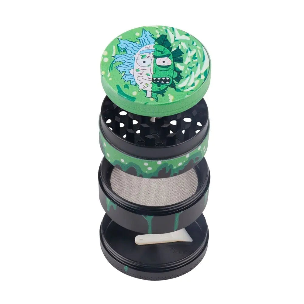 Premium 4-Layer Herbal Crusher – 50mm Aluminum Grinder