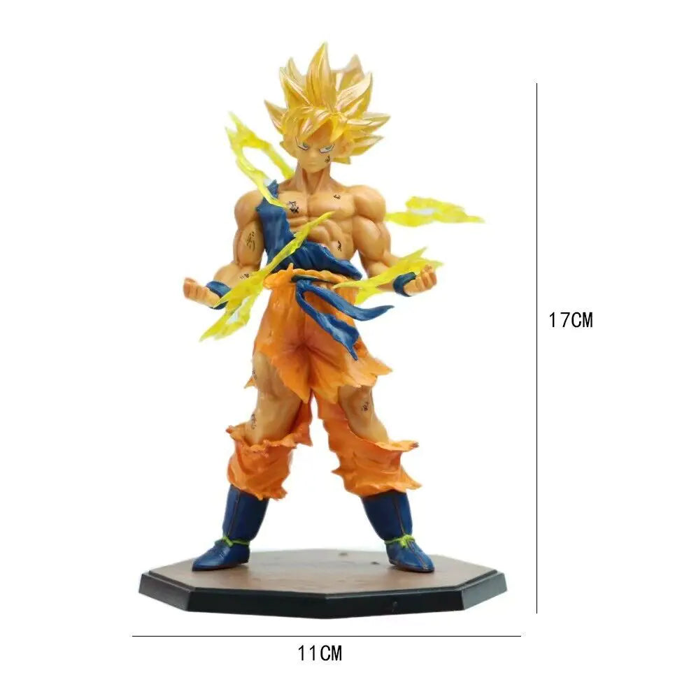 SON GOKU Dragon Ball Z Super Saiyan Anime Action Figure Collection Toy Statue