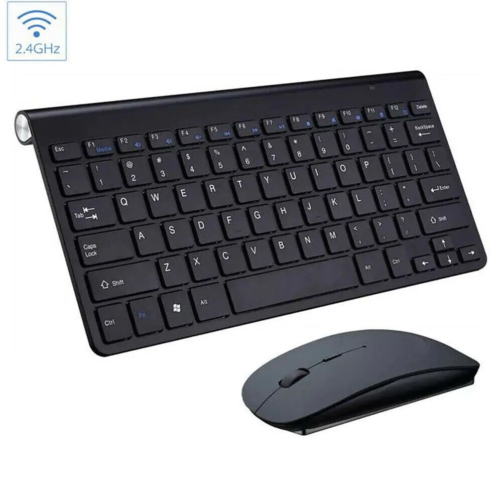 Mini Wireless Keyboard And Mouse Set Waterproof 2.4G For Mac Apple PC Computer