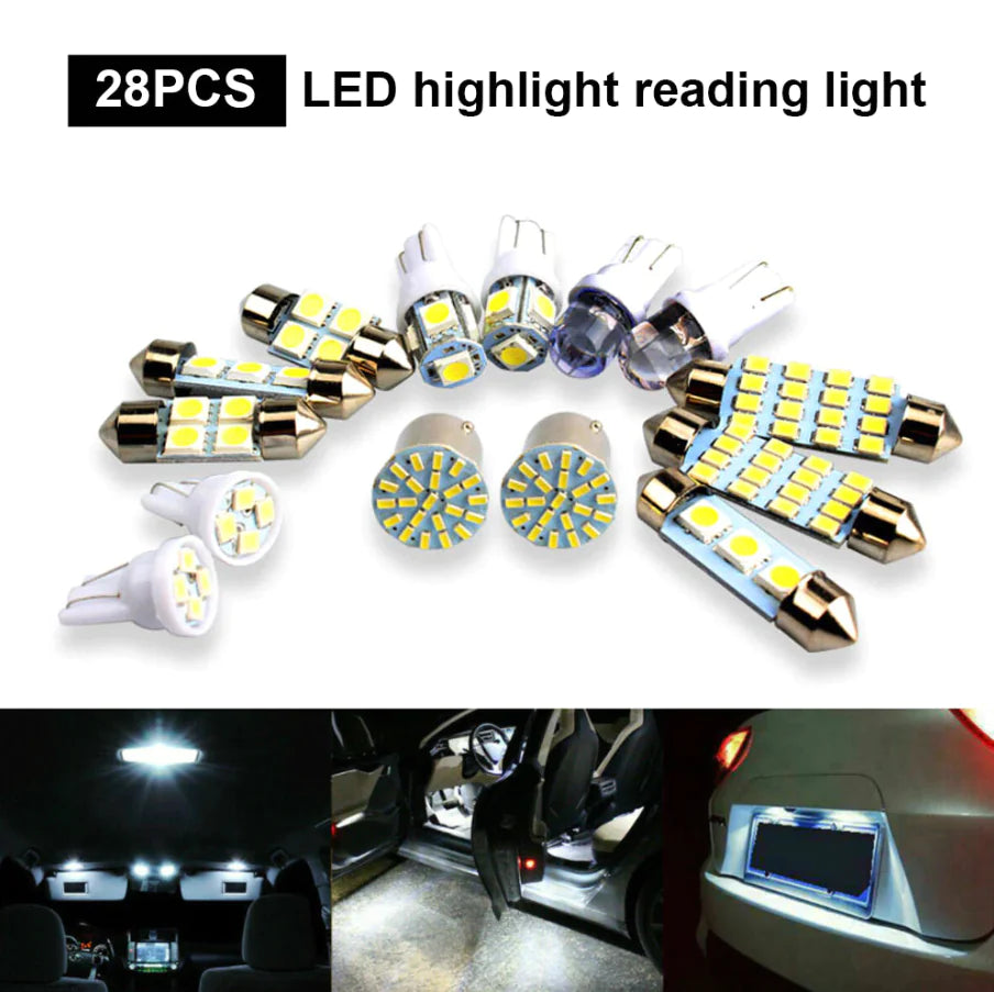 LED Car Lighting Kit (28 Pieces)