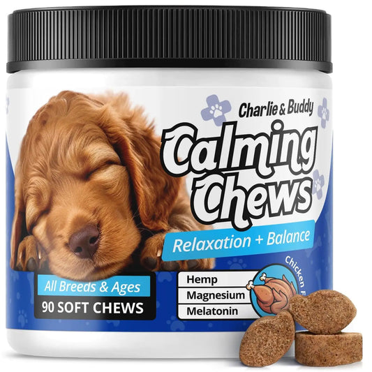 Easy Breezy: Chicken Calming Chews for Dogs 90