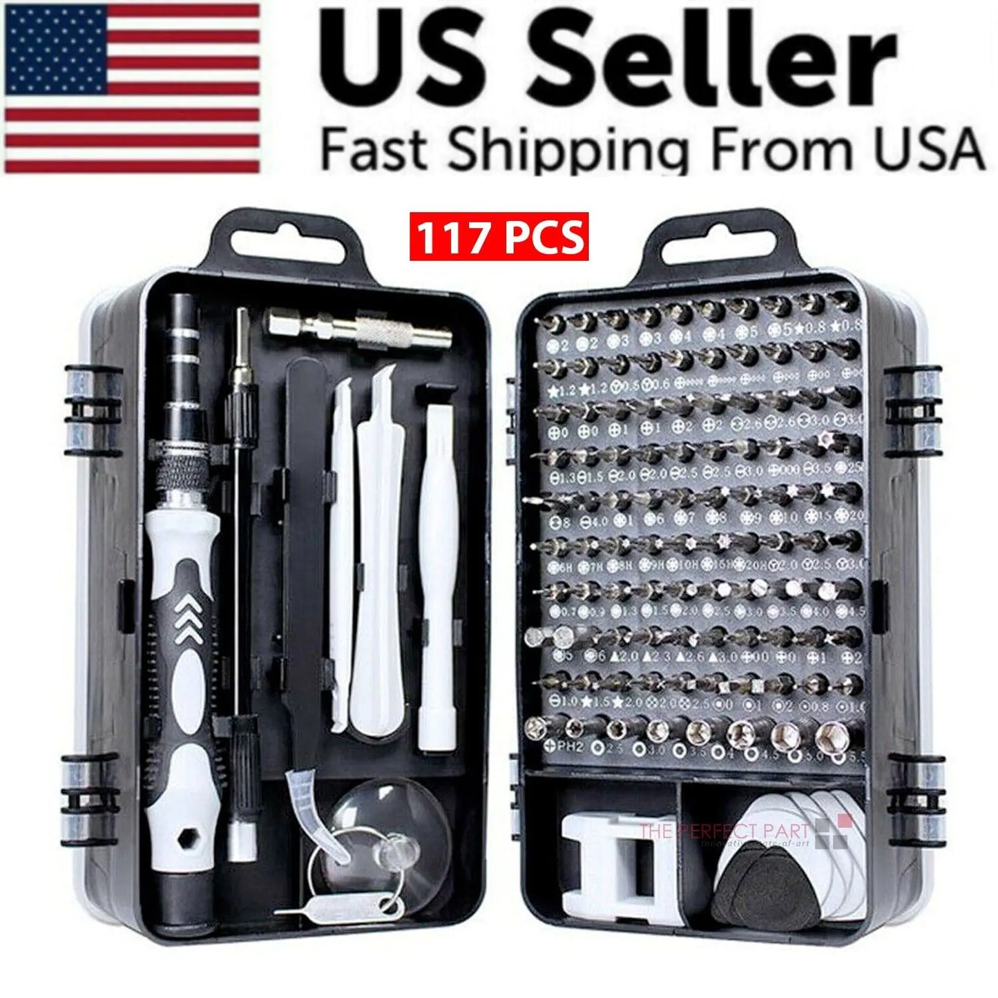 Magnetic Screwdriver Bit Setok Tool Kit Set Repair  117PCS