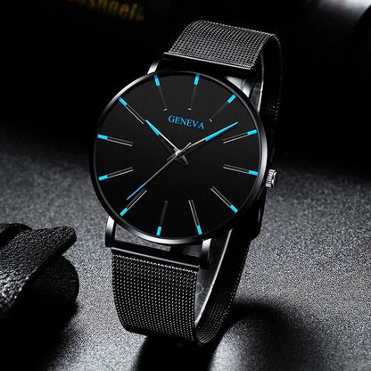 Waterproof Men's Watch Stainless Steel Quartz Luminous Classic Watches Business