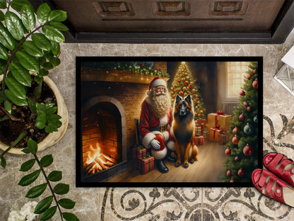 Belgian Tervuren and Santa Claus Doormat