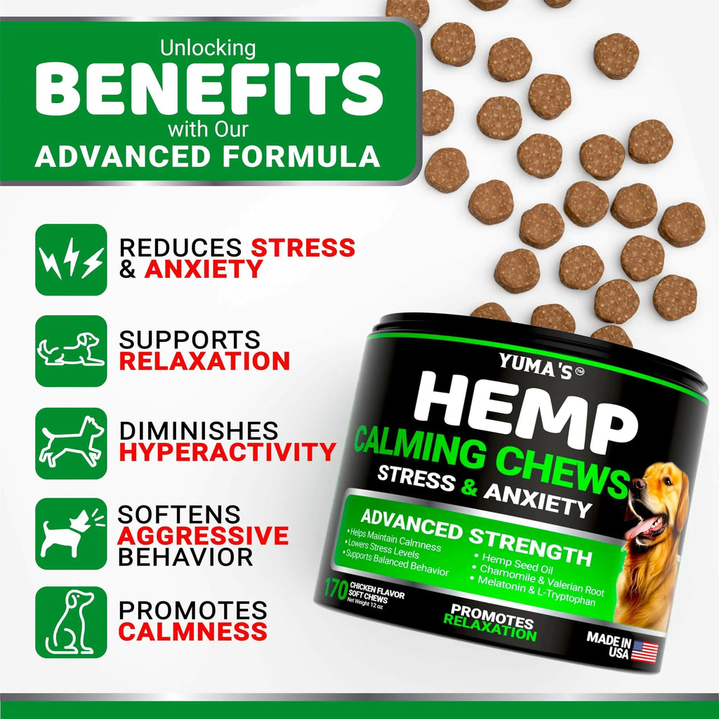 ZenBites Chicken & Hemp Calming Treats for Dogs 170